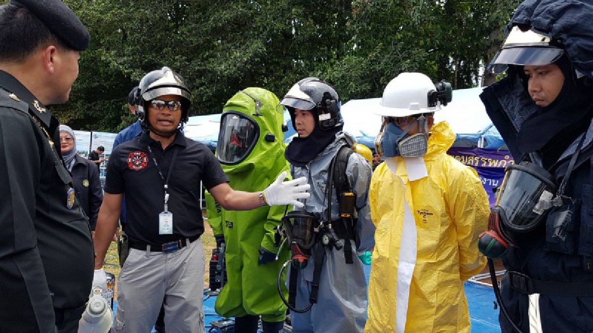 พลเอกวัลลภ ตรวจเยี่ยม การฝึกภาคสนาม(FTX) การฝึกการระดมสรรพกำลังเพื่อการทหาร ประจำปี2560 (กรส.60 )