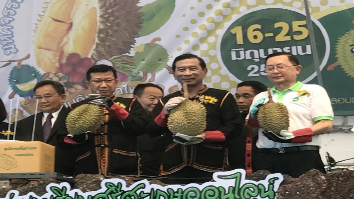 สุดคึกคัก!! กงสุลใหญ่ 3 ชาติร่วมพิธีเปิดงานทุเรียนภูเขาไฟศรีสะเกษยิ่งใหญ่ จุดประกายศักยภาพทางการเกษตรของภาคอีสาน (มีคลิป)