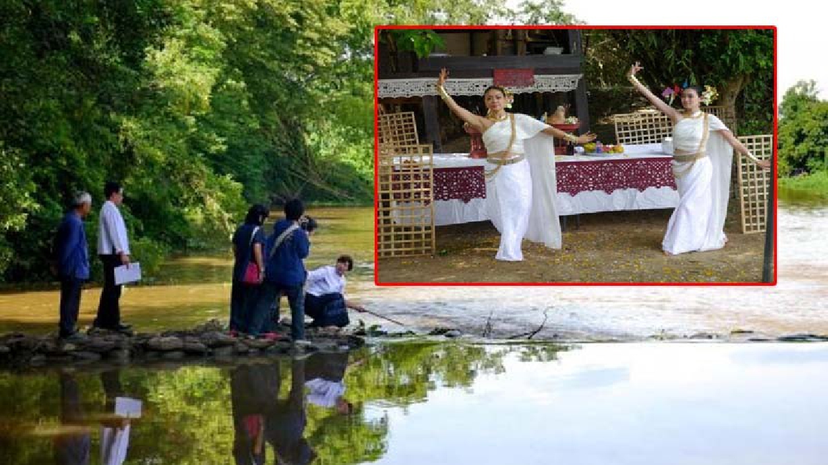 พิธีเลี้ยงผีเหมืองฝาย!! ตัวแทนกลุ่มผู้ใช้น้ำ เหมืองฝายพญาคำ ทำพิธีเลี้ยงผีเหมืองฝาย ตามความเชื่อและศรัทธาที่สืบต่อกันมานาน (มีคลิป)