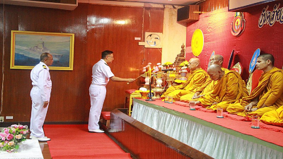 กองการฝึกกองเรือยุทธการ จัดกิจกรรมเนื่องในวันคล้ายวันสถาปนาครบรอบปีที่ 75 (มีคลิป)