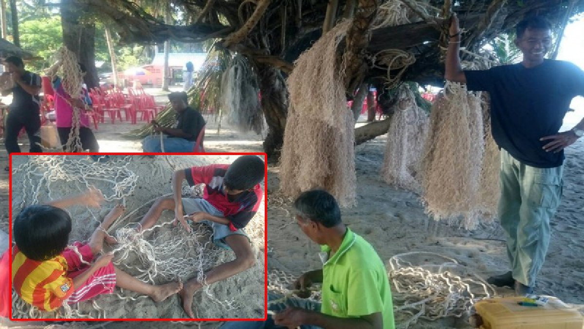 ไอเดียเจ๋ง! ชมรมอนุรักษ์ทางทะเลหาดบางดี-เสาเภาเมืองคอน ใช้ภูมิปัญญาทำซั้งเชือก(บ้านปลา) ถวายพ่อและแม่ของแผ่นดิน (มีคลิป)