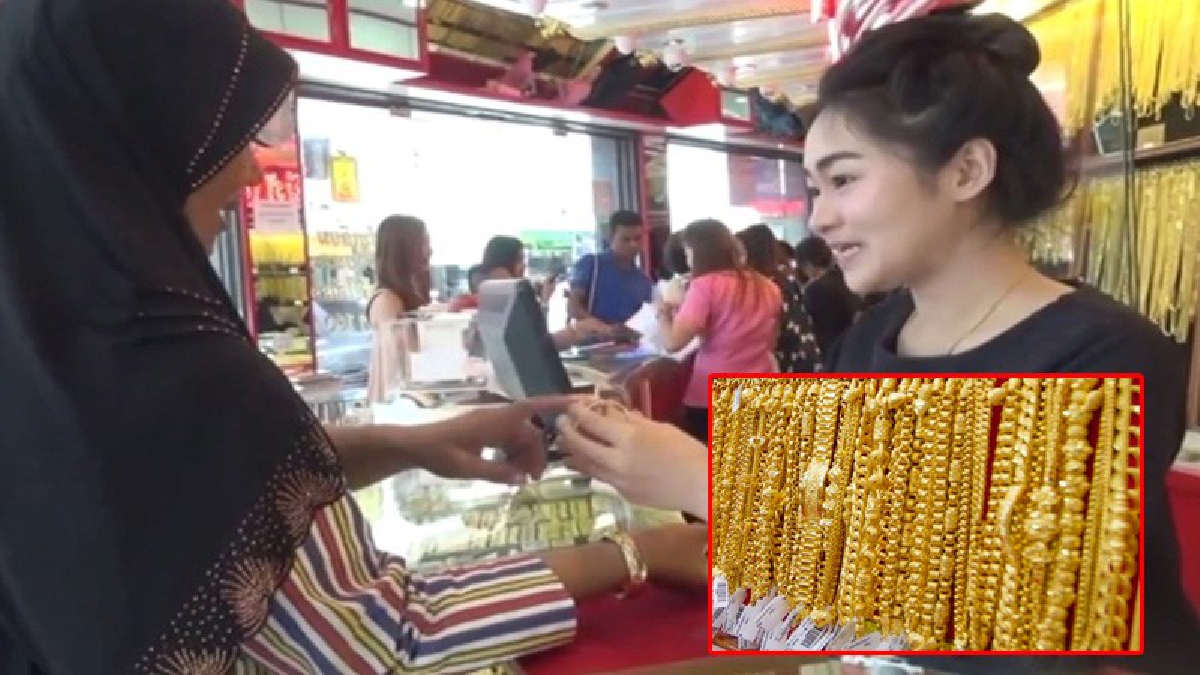 คึกคักอีกครั้ง!! ชาวไทยมุสลิมแห่ซื้อทอง เพื่อเป็นขวัญกำลังใจ หลังใกล้ครบวัน "ฮารีรอยอ" ที่หนึ่งปีมีครั้งนึง พร้อมรับและส่งต่อสิ่งดีๆ (คลิป)
