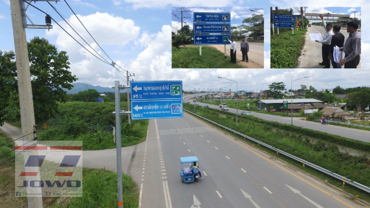 ไปเชียงรายไม่มีหลง!! ป้ายบอกทางขึ้นเพียบเต็มถนน เรดาร์สู่แหล่งท่องเที่ยวสำคัญ งานนี้เพื่อคนขาเที่ยวโดยเฉพาะ (มีคลิป)