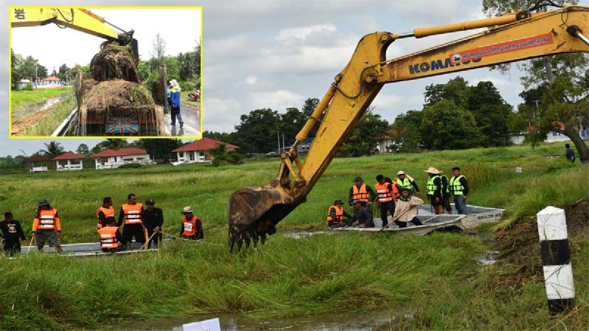 ศรีสะเกษ - เปิดโครงการประชารัฐร่วมใจ คลองสวยน้ำใส ไร้ผักตบชวา