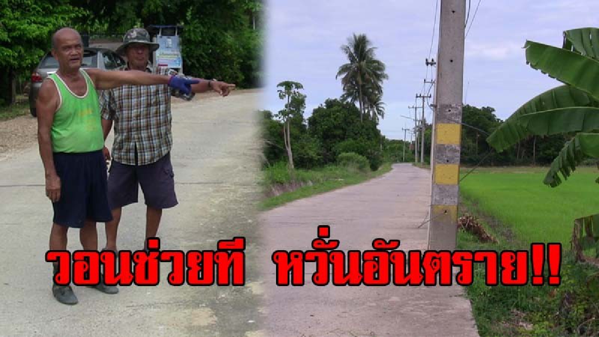 เดือดร้อนหนัก!! ชาวบ้านวอนผู้ใหญ่ช่วยย้าย "เสาไฟฟ้า" ที่อยู่บนถนนออก หลังรถยนต์เฉี่ยวชนบ่อยครั้ง และบางต้นก็เอียงจนจะล้ม (มีคลิป)