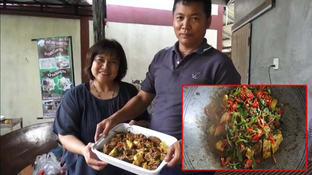 โฮมสเตย์ ทำเก๋!! แกงเผ็ดเป็ดใส่ "ทุเรียนหมอนทอง" ผัดกับพริกแกงคลุกจนสุกกินคู่กับ "ยำมังคุด" ยั่วน้ำลายสุดๆ บอกเลยว่าเด็ด (มีคลิป)