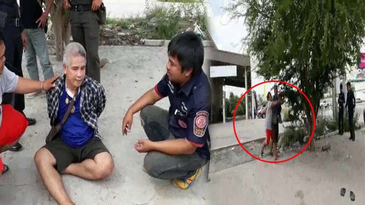 สงสัยจะหลอนจัด!? นาทีระทึก ชาวบ้าน-ตร. บุกรวบตัว "หนุ่มคลั่ง" หลังอาละวาดไล่ทำร้ายชาวบ้าน!? (มีคลิป)