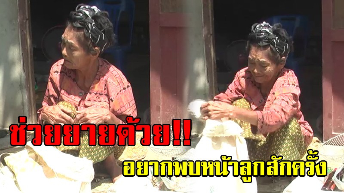 วอนเมตตา!! "ยายหวิน" หญิงชราวัย 80 ปีวอนสื่อช่วยตามหาลูกไม่ติดต่อนาน7 ปี ทุกวันใช้ชีวิตอย่างลำบาก หาเก็บของเก่าขายแลกเงินประทังชีวิต(มีคลิป)
