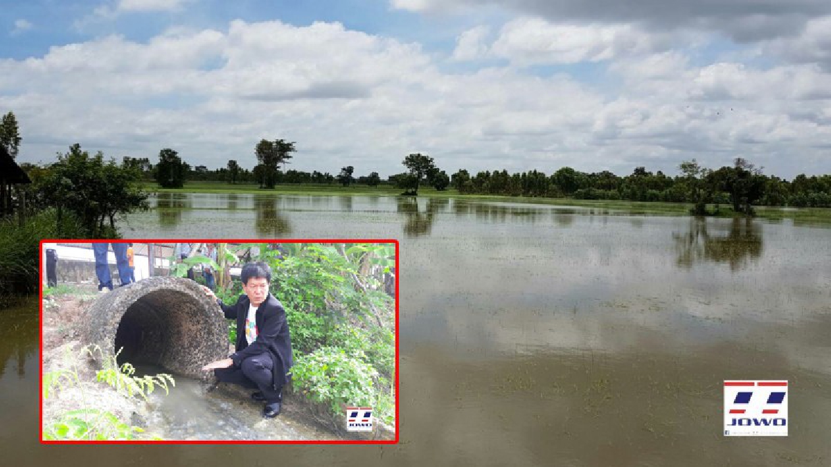 นายอำเภอสุรินทร์สั่งลุย!! ชาวบ้านเดือดร้อนหนัก น้ำท่วมขังไร่นากว่าพันไร่ เจ้าหน้าที่เร่งแก้ไขปัญหาด่วน หวั่นเกิดความเสียหายหนัก (มีคลิป)