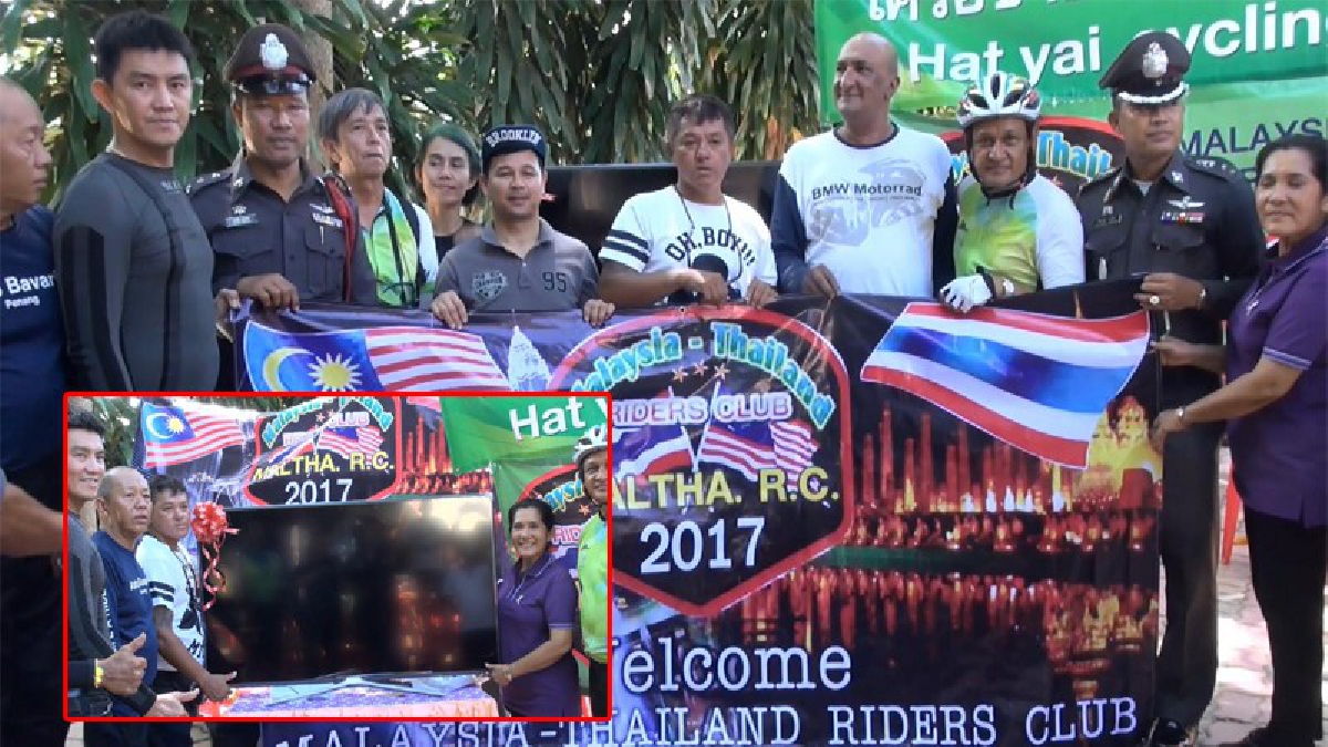 น้ำใจงาม!! กลุ่มบิ๊กไบค์ 2 ชาติ ไทย-มาเลเซีย มอบทีวีให้โรงเรียน "วัดท่าช้าง" ที่โจรขโมยไป ภายใต้กิจกรรม "MALTHA.RC.2017" (มีคลิป)