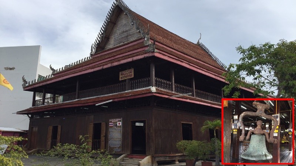 ของล้ำค่าใจกลางเมือง!! เร่งบูรณะอาคารโบราณวัดไทร เคยใช้เป็นฐานบัญชาการทหารญี่ปุ่น และระฆังโบราณสมัยสงครามโลกครั้งที่2 (มีคลิป)