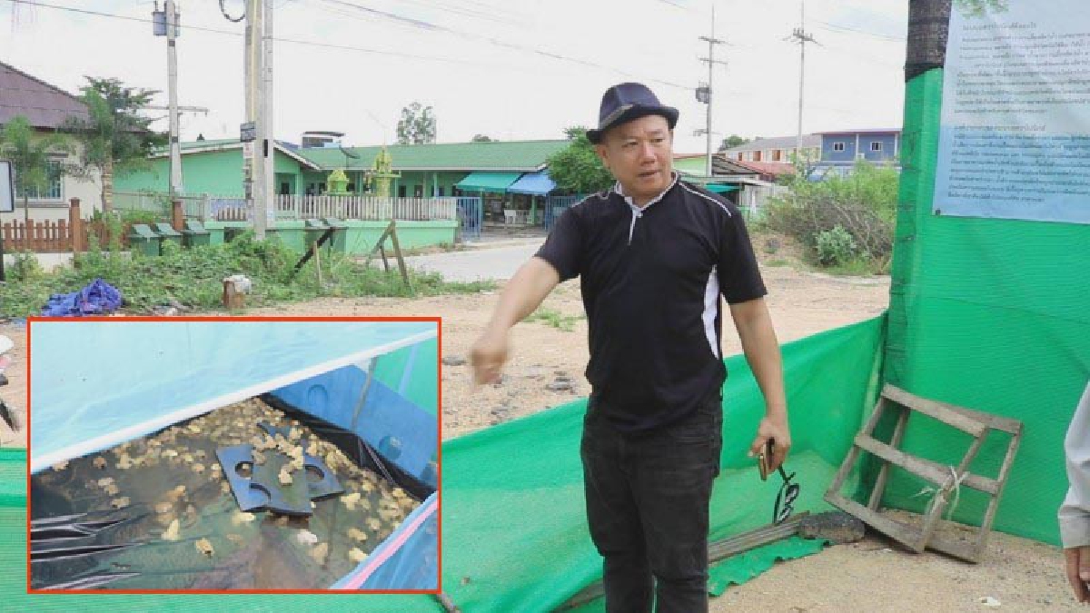 โคตรเลว!! คนร้ายพังรั้วกั้น ศูนย์การเรียนรู้เพื่อชุมชน เข้ามาขโมยกบ คาดอาจเป็นแรงงานต่างด้าวที่อาศัยในพื้นที่ใกล้เคียง (มีคลิป)
