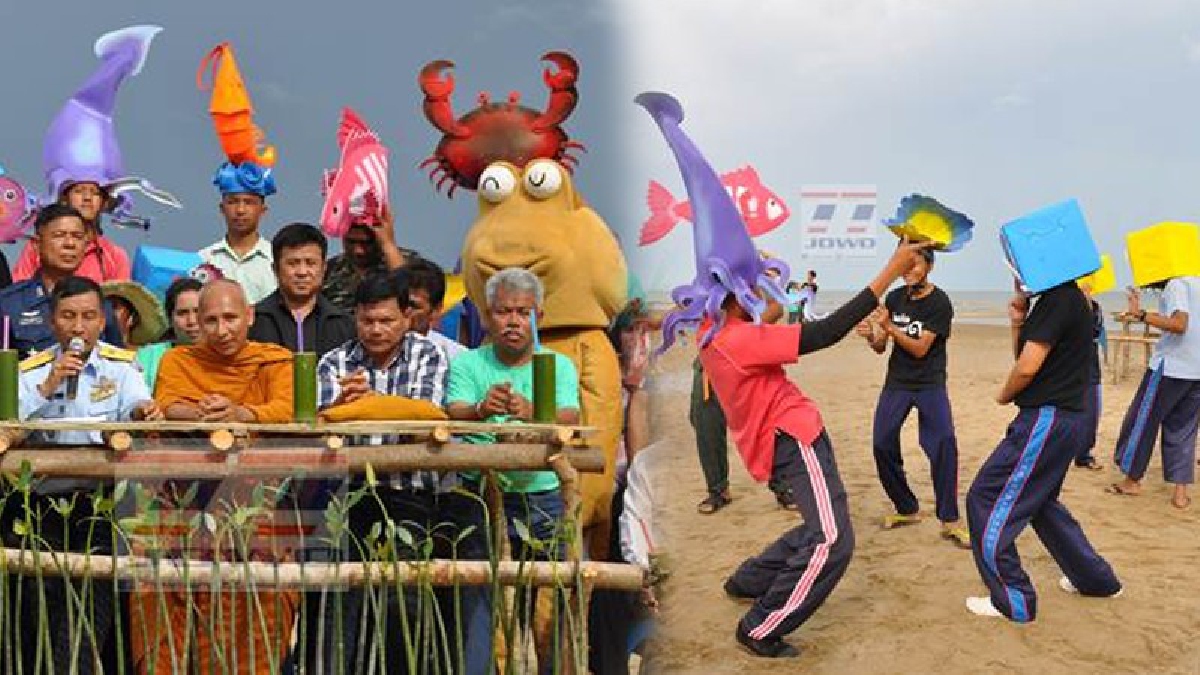 สุราษฎร์!! จัดฟื้นฟู ปลูกป่าชายเลน แปลกแวกแนว ประหยัดไม่เหมือนใคร เป็นสีสันการแถลงข่าว พร้อมเดินหน้าส่งเสริมการท่องเที่ยว  (มีคลิป)