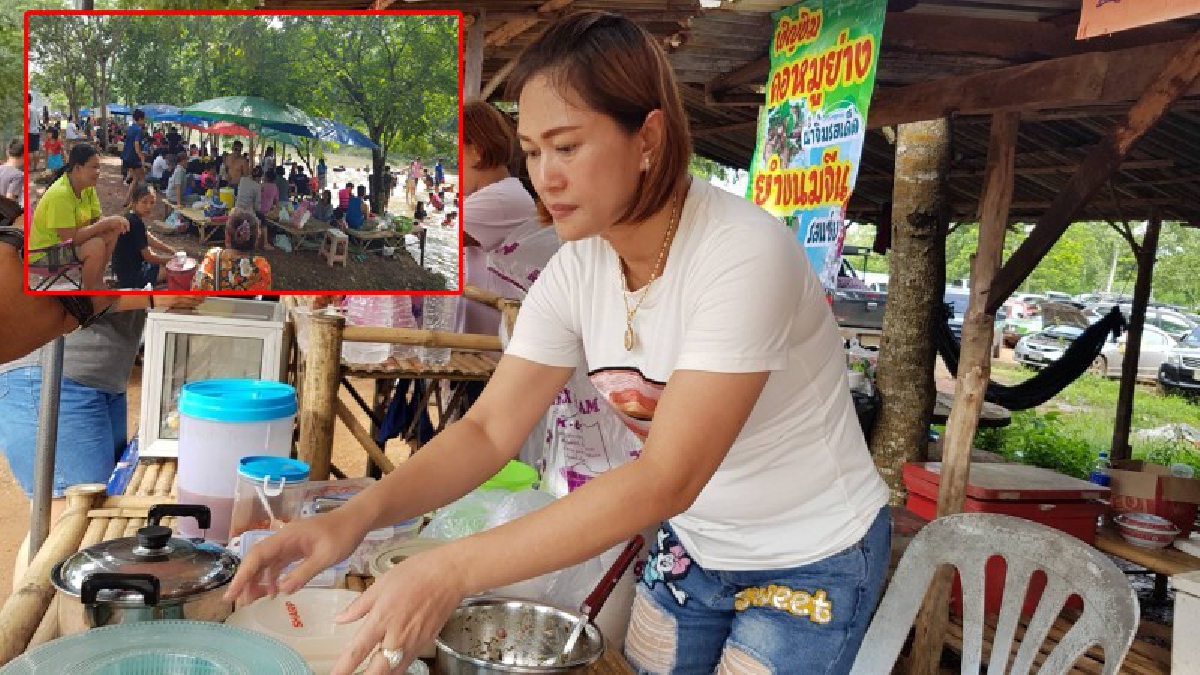 เมนูสุดแซ่บ!? พยาบาลสาวสวย ทำยำขนมจีนขาย สุดแซ่บ สร้างรายได้เสริม ขายผ่านโลกออนไลน์ รายได้กระฉูดวันละ 4,000 - 5,000 บาท (มีคลิป)