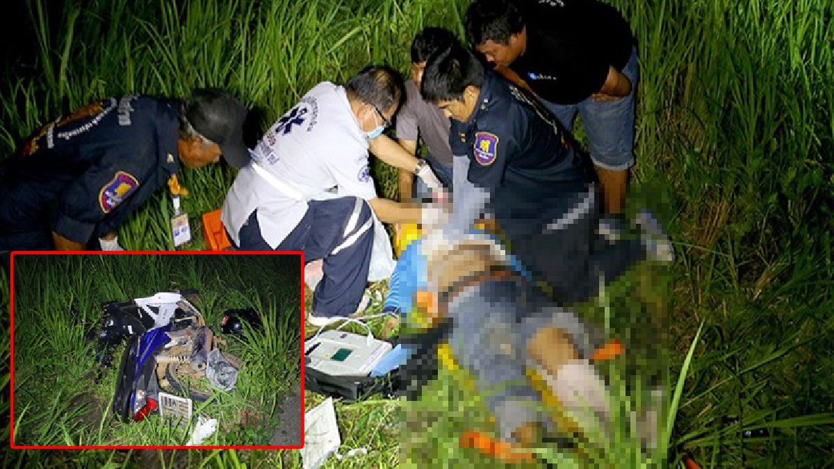 ยื้อสุดชีวิต!? หนุ่มบริษัทผลิตปุ๋ย ซิ่งรถจักรยานยนต์ ข้ามเลน ประสานงานกับรถตู้สาหัส ก่อนทนพิษบาดแผลไม่ไหว เสียชีวิตในเวลาต่อมา (ชมคลิป)