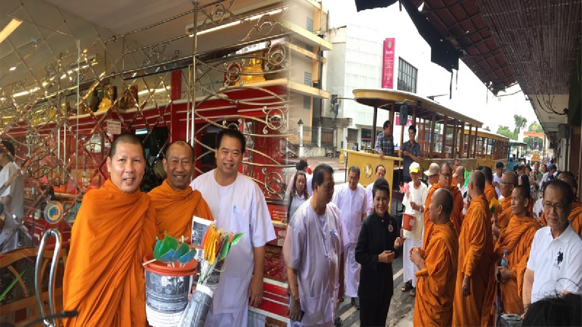 ลพบุรี!! คณะสงฆ์พร้อมด้วยผู้บริหารเทศบาล เดินบอกบุญประชาชนในเขตเทศบาล ร่วมฟังเทศน์มหาชาติทรงเครื่อง หารายได้ช่วยผู้ประสบอัคคีภัย (มีคลิป)