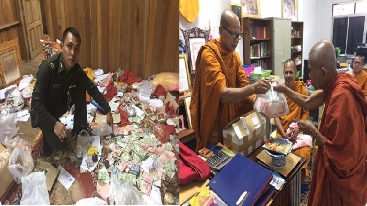 เงินปริศนาเกลื่อนกุฏิ เจ้าอาวาส!!ทหารเข้าตรวจสอบวัด“นางพระยา”ต้นกำเนิดจตุคาม-รามเทพ ยึดตรวจสอบ พบปมขัดแย้งในวัด