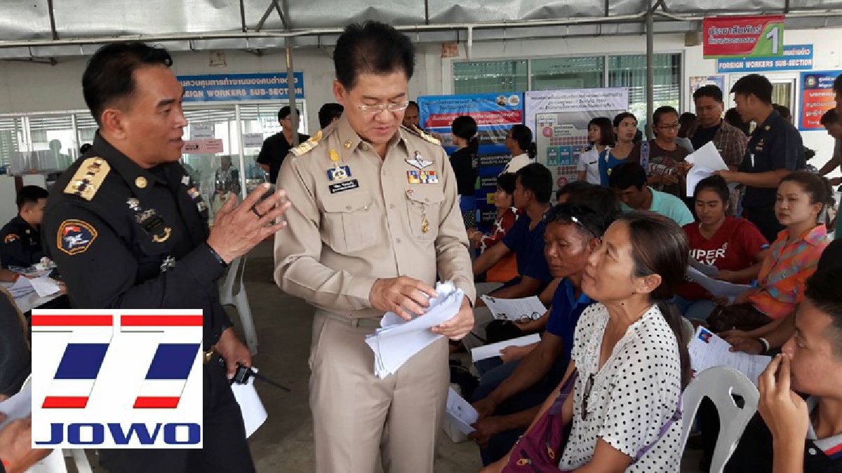 โคราช-เปิดศูนย์รับแจ้งการใช้แรงงานต่างด้าว พบนายจ้างส่วนใหญ่นำเอกสารแจ้งการทำงานแรงงานต่างด้าว 3 สัญชาติ มายื่นยังจัดหางานจำนวนมาก(มีคลิป)