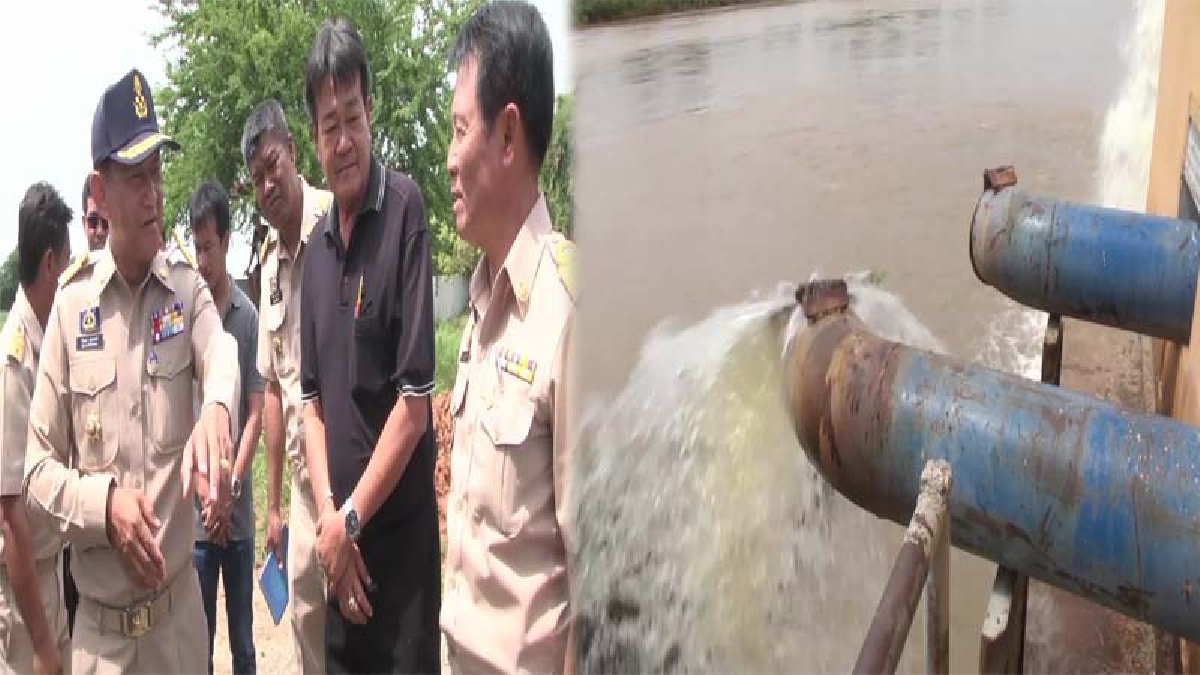 ขอลงมือเอง!! พ่อเมืองอ่างทอง ลงพื้นที่ตรวจสอบ หลังชาวนา 3 ตำบล ได้รับความเดือดร้อนพื้นที่นากว่า 1,500 ไร่ จมน้ำ สั่งปภ.เร่งสูบน้ำเพิ่ม