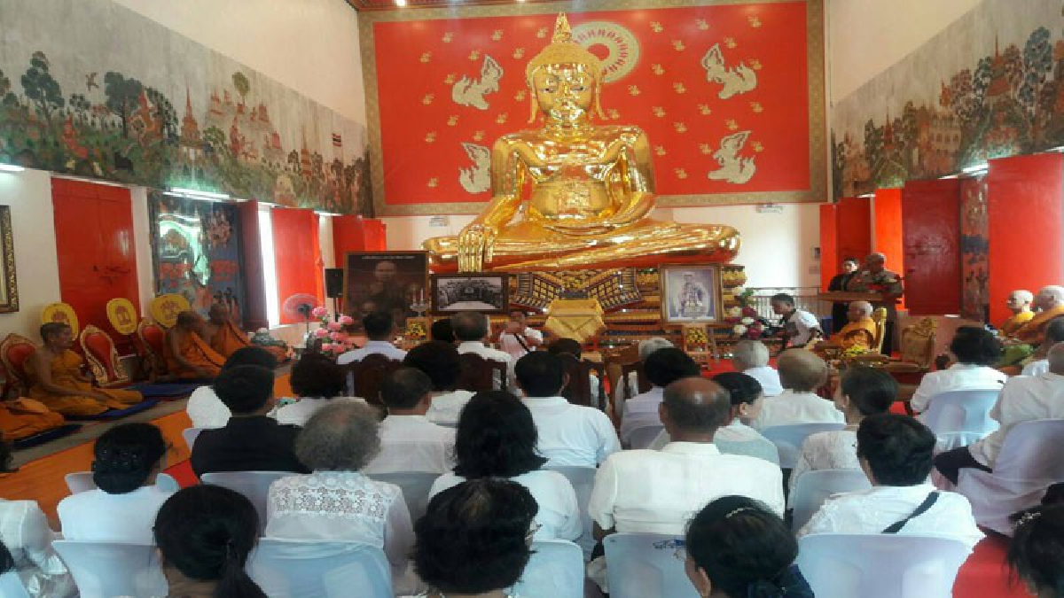 ฟื้นศรัทธาวัดวังตะวันตก!!! หลังเกิดเหตุการณ์ฆาตกรรมสามเณรปลื้ม พุทศธศาสนิกชนร่วมพิธีงานสมโภชพระศรีธรรมาโศกราช และองค์พระประธานที่บูรณะใหม่