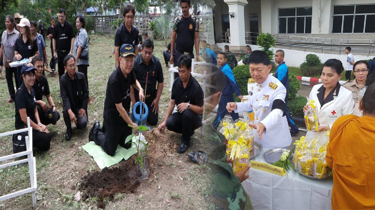 ชาวประจวบคีรีขันธ์กว่า 2,000 คน ร่วมพิธีทำบุญตักบาตรถวายพระราชกุศลฯ และร่วมกันทำความสะอาดพัฒนาชายหาดและถนนริมอ่าวประจวบคีรีขันธ์