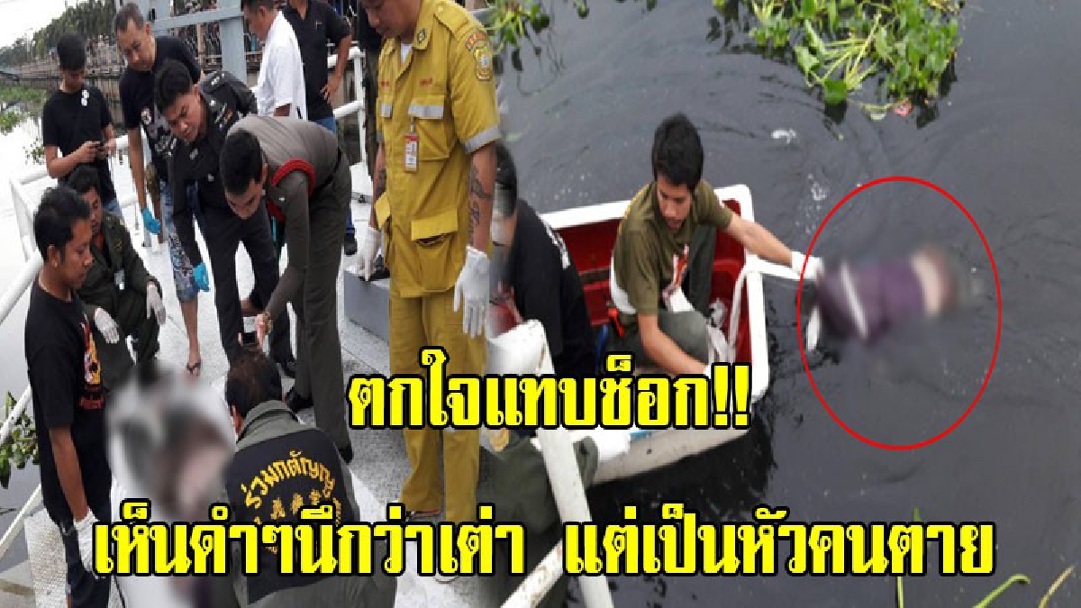 สุดหลอน!! นร.เดินสะพานข้ามคลองกลับบ้าน เหลือบไปเห็นวัตถุดำๆนึกว่าเต่า อยู่ที่กองผักตบชวา เดินดูใกล้ๆแทบช็อก!!พบเป็นศพลอยน้ำ (ชมคลิป)