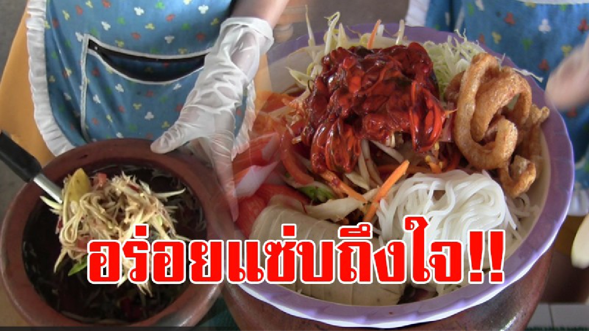 แค่เห็นน้ำลายก็ไหลแล้ว!! "ส้มตำถาดหน้าป้อมป่างิ้ว" ทั้งเยอะ อร่อย สะอาด แซ่บเว่อร์ เจ้าแรกในอ่างทอง ท้าให้ลองมาชิมแล้วจะติดใจ (ชมคลิป)