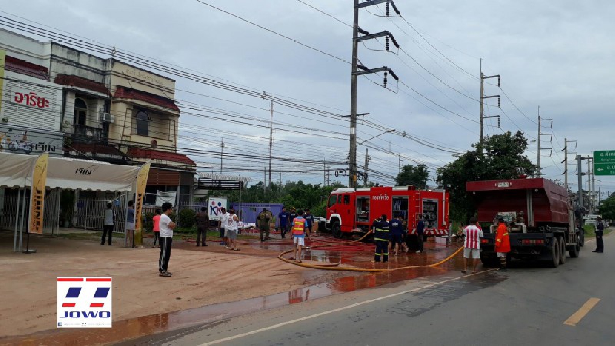 เกิดเหตุไฟไหม้อาคารพาณิชย์ 2 ชั้น คลังอาหารเสริม คังเซน เคนโก สาขา อ.ศรีเชียงใหม่ จ.หนองคาย มูลค่าความเสียหายกว่า 1 ล้านบาท (มีคลิป)