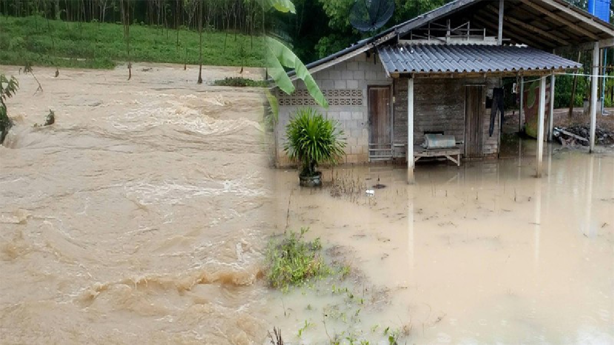 อ่วมหนัก!! ฝนตกหนักต่อเนื่อง ทำให้น้ำป่าทะลักท่วม 2 อำเภอ เจ้าหน้าที่กำลังเร่งสำรวจพื้นที่ เพื่อเข้าช่วยเหลือชาวบ้านที่เดือดร้อน! (ชมคลิป)