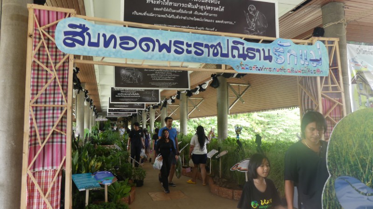 แม่ลูกห้ามพลาด!!กิจกรรมแม่จูงมือลูกเที่ยวงานตลาดนัดเศรษฐกิจพอเพียงสืบทอดพระราชปณิธานรักแม่