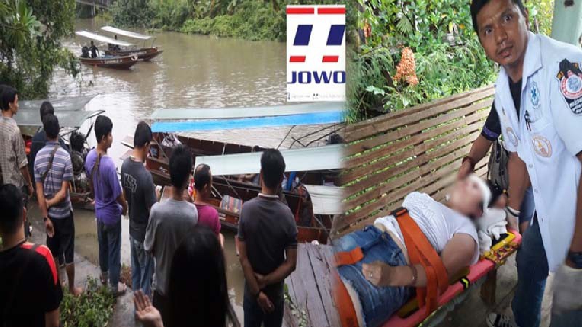 สุดระทึก!!เกิดเหตุเรือนักท่องเที่ยวดูหิ่งห้อยชนกันกลางคลองบางน้อย ผู้โดยสารเป็นชาวจีน 6 คน บาดเจ็บสาหัส1ราย (มีคลิป)
