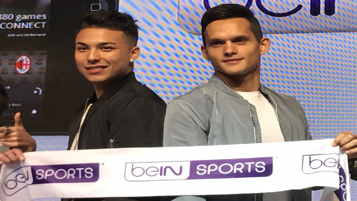 ชมบอลสด!!! 2 แข้งสุดหล่อ “ชัปปุยส์-มิก้า” ร่วมเปิดตัวแอพบีอินสปอร์ต ชมศึกลูกหนังโลก