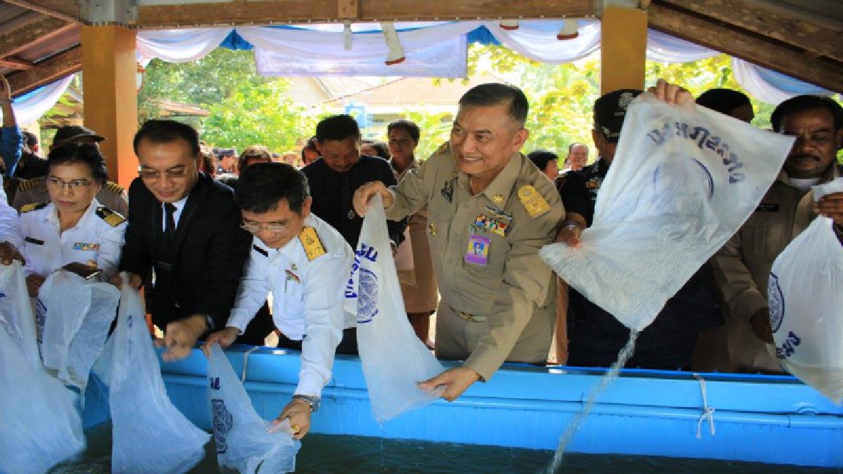 เมืองคอน!! จัดกิจกรรมปล่อยพันธุ์สัตว์น้ำ 1 ล้านตัว เฉลิมพระเกียรติ เนื่องในวันเฉลิมพระชนมพรรษา สมเด็จพระนางเจ้าสิริกิติ์ฯ (มีคลิป)