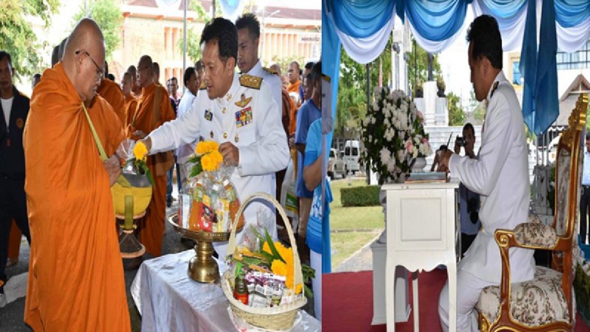 ถวายพระพร!! ผู้ว่าฯเมืองคอนฯ นำประชาชนทุกหมู่เหล่า ทำบุญตักบาตรและลงนามถวายพระพร ถวายเป็นพระราชกุศลแด่สมเด็จพระนางเจ้าสิริกิติ์ฯ