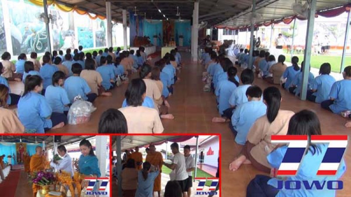 เรือนจำกลางสมุทรปราการ นำผู้ต้องขังหญิง กว่า 100 คน ร่วมทำบุญตักบาตร ถวายเป็นพระราชกุศลแด่ สมเด็จพระนางเจ้าสิริกิติ์ พระบรมราชินีนาถ(คลิป)