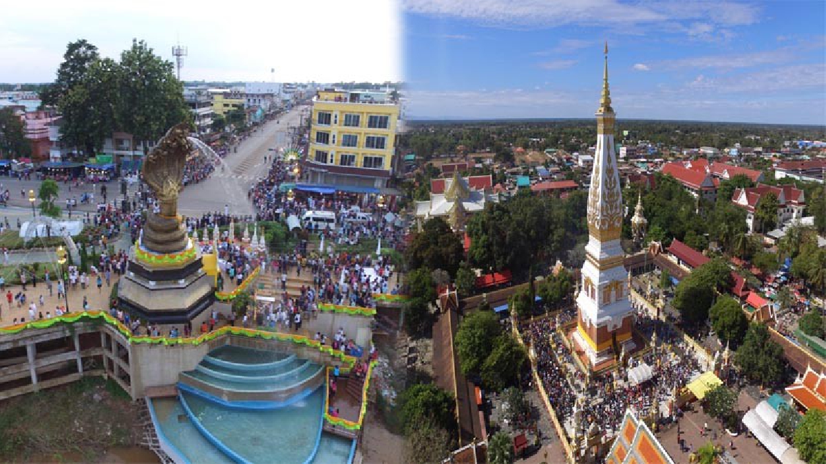 พลังศรัทธายังเหนียวแน่น!!ปชช.แห่กราบไหว้ขอพร ไหว้พญานาค ริมโขง องค์ธาตุพนม ขอโชคก่อนวันหวยออก ในช่วงหยุดยาววันแม่ (มีคลิป)