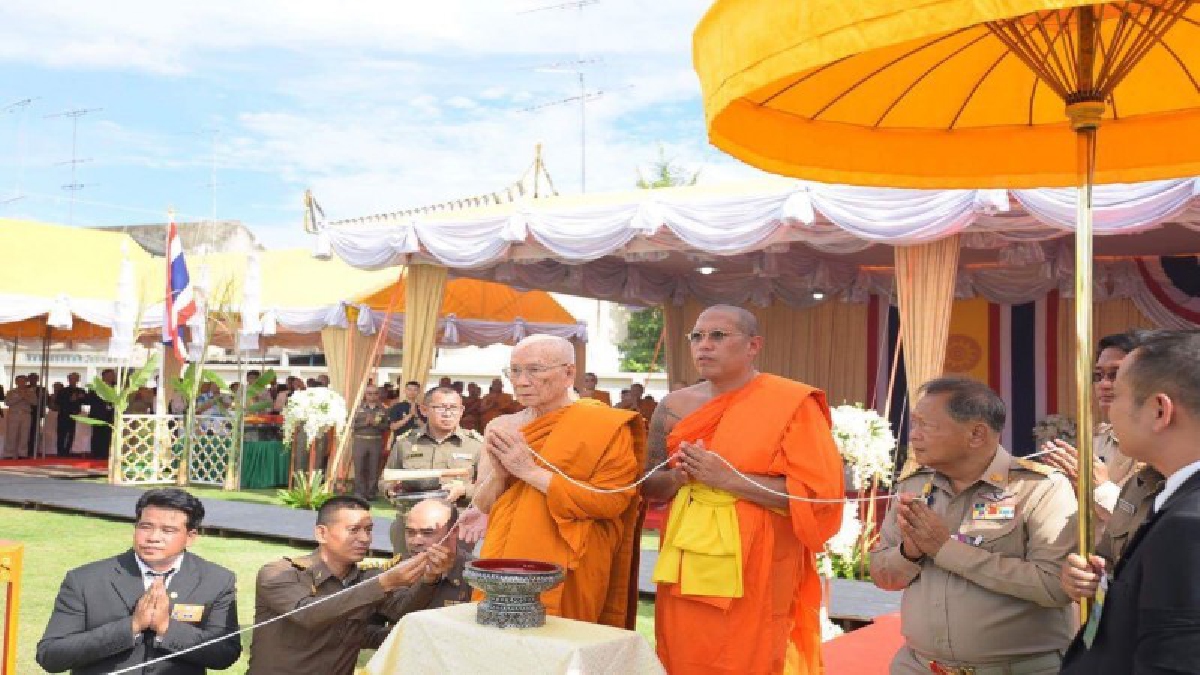 สมเด็จพระสังฆราช เสด็จเป็นประธานพิธีเททองหล่อพระพุทธเมตตาประทานพร วัดไผ่ล้อม