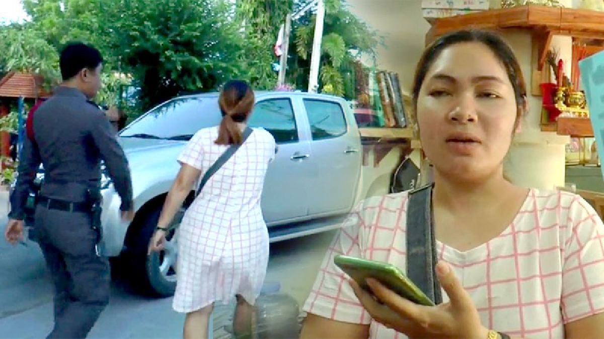 ต่อหน้าต่อตา!! สาวสุดซวย ถูกโจรในคราบลูกค้าร้านขนมจีน กระชากสร้อยคอ 2 บาท ฮึดสู้จนรถคนร้ายล้ม แต่สู้แรงไม่ไหว คว้ารถได้บึ่งหนีลอยนวล(มีคลิป)