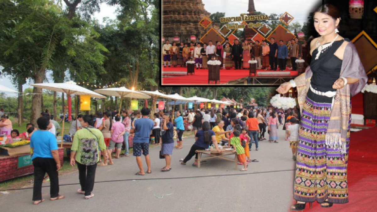 คึกคักสุดๆ!! สุโขทัยหนุนชุมชนเปิดตลาดโบราณ &ldquo;ใครใคร่ ค้าค้า&rdquo; นักท่องเที่ยวแห่ชิม ช้อป แชะ ของดีศรีสัชนาลัยขนมาโชว์เพียบ (มีคลิป)
