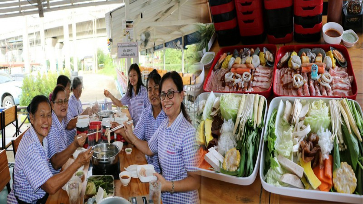 สุดยอดเลย คิดได้ไง!? ผู้ใหญ่บ้านไอเดียเจ๋ง นำเงินกองทุนหมู่บ้านทำร้าน "ชาบู" เพื่อช่วยสนับสนุนสินค้าชุมชน ร้านเดียวในจังหวัด!? (ชมคลิป)