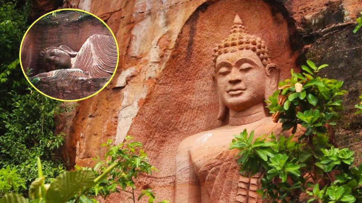 ตั้งตระหง่านที่ผาแดง!? ชวนนมัสการพระพุทธรูปแกะสลักสุดวิจิตรศิลป์ หนึ่งเดียวในโคราช พร้อมพบกับบรรยากาศธรรมชาติที่อุดมสมบูรณ์!? (คลิป)