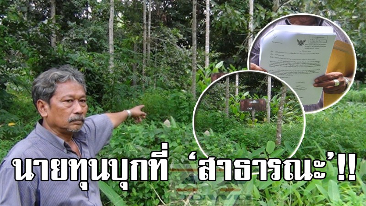 ไม่ใหญ่จริงบุกรุกที่สาธารณะไม่ได้!?ชาวบ้านสุดทน ตะโกนฟ้องสื่อ ร้องนายทุนบุกรุกที่สาธารณะ ป่าช้าเก่า เคยแจ้งตร.ศูนย์ดำรงธรรม เงียบเป็นเป่าสาก