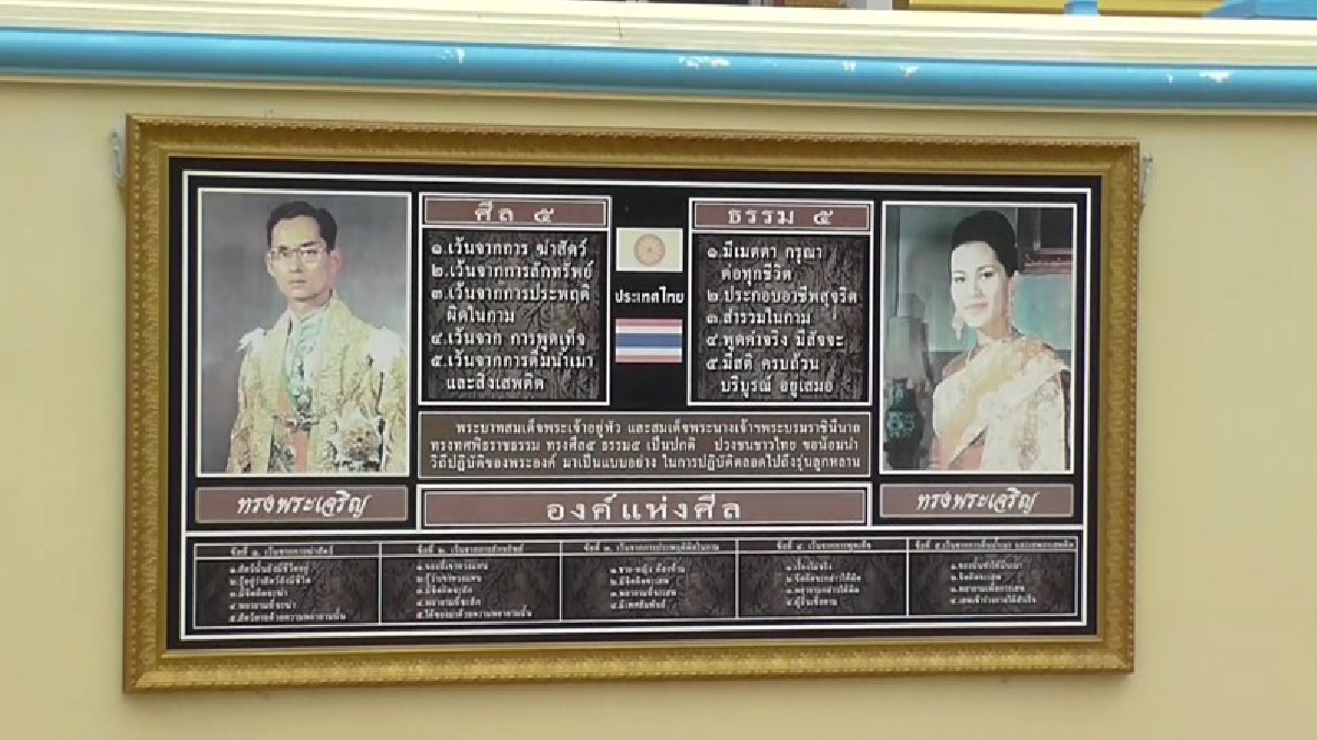 วัดดังอ่างทองอัญเชิญ 300 พระบรมราโชวาท ร.9 ติดรอบวัด เจ้าอาวาสเผยอยากให้ประชาชนทั่วไปเห็น และน้อมนำไปปฎิบัติเพื่อสำนึกถึงพระมหากรุณาธิคุณ