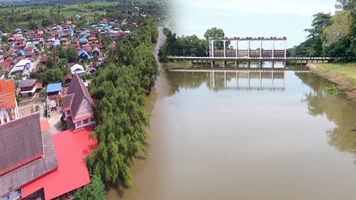  เตรียมพร้อมรับมือ!!เขื่อนพิมายเปิดประตูเขื่อนทั้งหมดเพื่อระบายน้ำออกเตรียมรับน้ำจากตัวเมืองโคราชหลังฝนตกหนัก ( มีคลิป )
