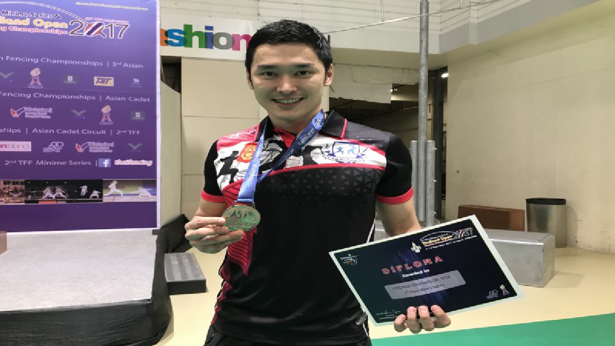 ทำดีที่สุดแล้ว ประเดิมเปิดฉากสู้เต็มที่ นวลจันทร์-ธนพล ประเดิมคว้าทองแดง ฟันดาบไทยแลนด์โอเพ่นวันแรก