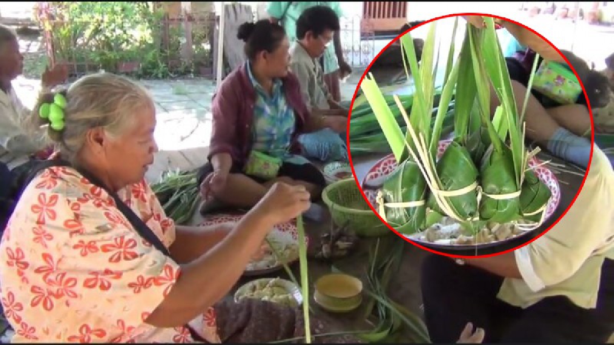 รวมตัวสร้างความสุข!! ผู้สูงอายุเมืองกล้วยไข่ รวมตัวทำขนมลูกโยน เพื่อทำบุญวันสารทไทย เผยเป็นประเพณีที่สืบต่อกันมาตั้งแต่บรรพบุรุษ!!