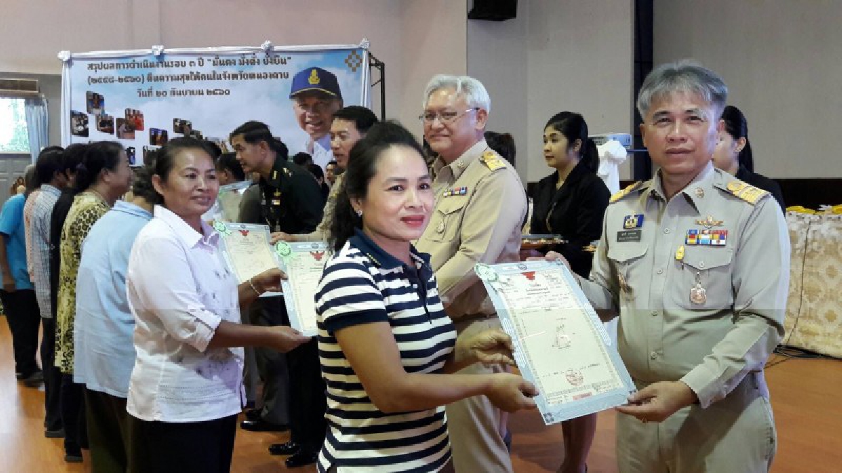 สุดปลื้มใจ!! ผู้ว่าราชการจังหวัดหนองคาย แถลงผลงาน 3 ปี มั่นคง มั่งคั่งและยั่งยืน คืนความสุขให้คนจังหวัดหนองคายตลอดระยะเวลา3 ปี!?