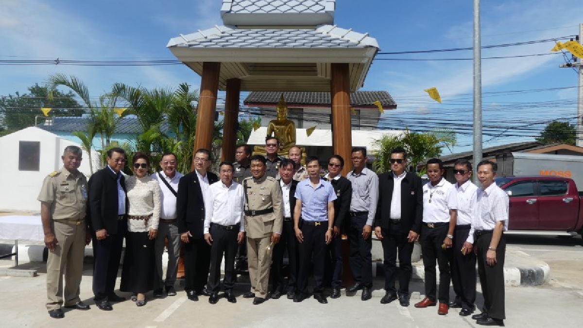 ปทุมธานี สภ.สวนพริกไทยเปิดหอพระพุทธโสธรและอนุสาวรีย์ตำรวจผู้พิทักษ์รับใช้ประชาชน