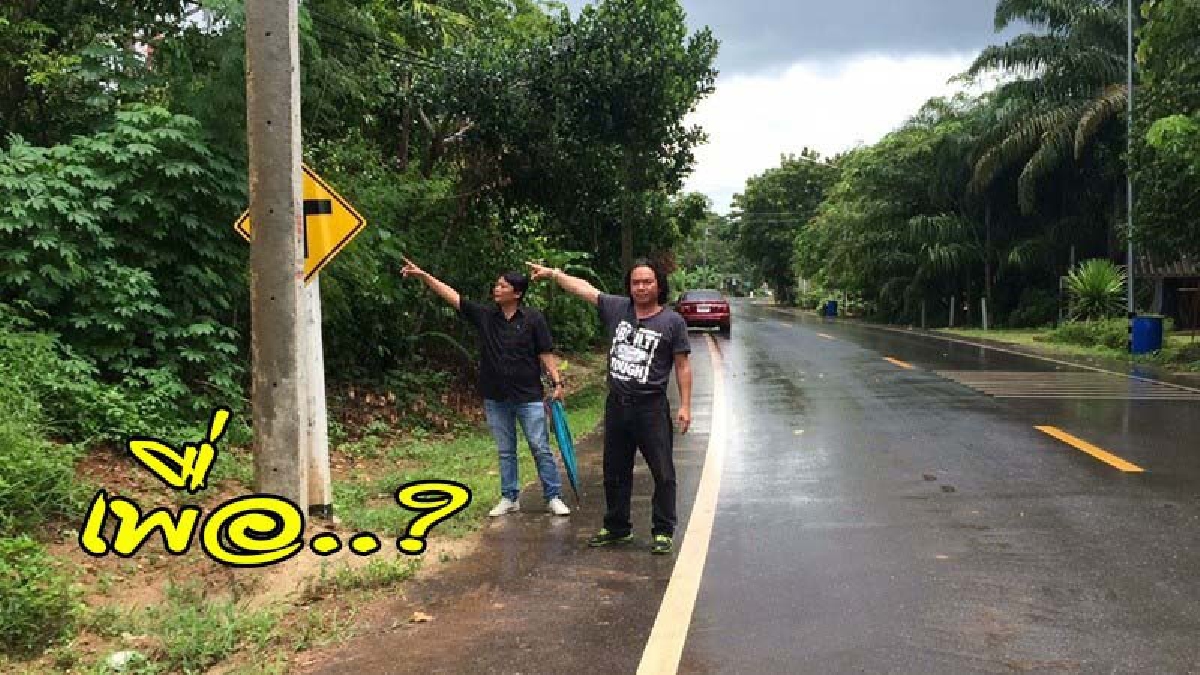 ใช้อะไรคิด..? ติดตั้งเสาไฟฟ้า ตั้งตระหง่านบังป้ายสัญญาณจราจร เห็นแล้วมึน..ก่อนทำคุยกันบ้างไหม?