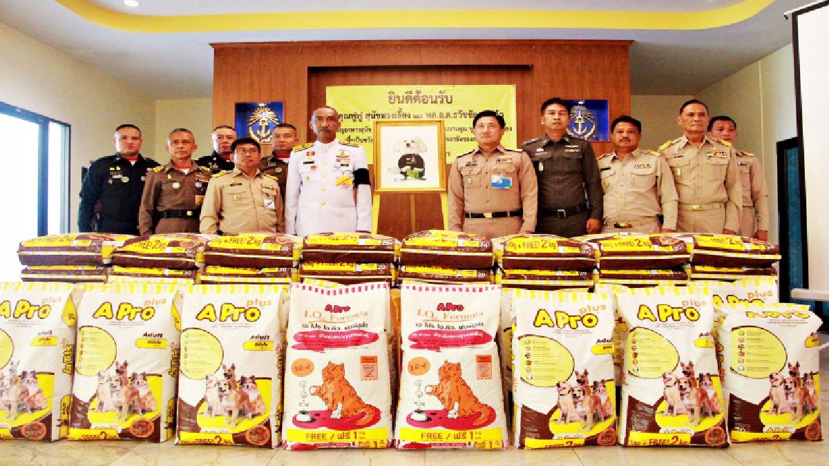 สำนึกในพระมหากรุณาธิคุณ!! ในหลวง ร.10 ทรงพระราชทานอาหารสุนัขและแมว แก่ศูนย์ดูแลสุนัขจรจัดกองเรือยุทธการ (มีคลิป)